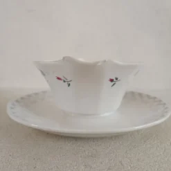 Saucière double terre de fer Digoin Sarreguemines