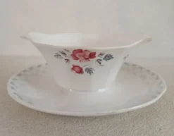 Saucière double terre de fer Digoin Sarreguemines