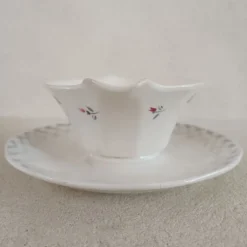 Saucière double terre de fer Digoin Sarreguemines