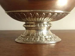 Saucière en argent massif 800, style Louis XVI, Hanau vers 1900