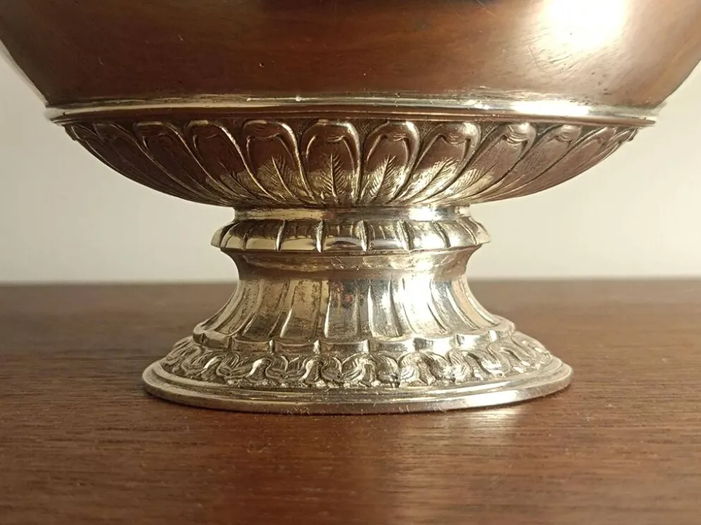Saucière en argent massif 800, style Louis XVI, Hanau vers 1900