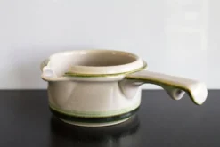 Saucière en céramique en grès du milieu du siècle