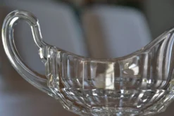 Saucière en cristal