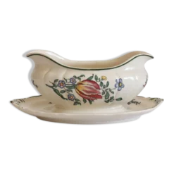 Saucière en faïence vintage 
