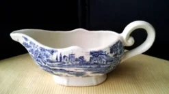 Saucière en faience de Lunéville "English Style"