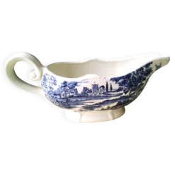 Saucière en faience de Lunéville 