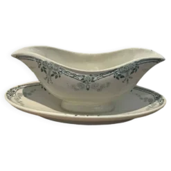 Saucière en porcelaine KG Luneville