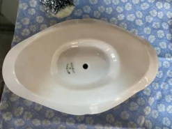 Saucière en porcelaine motif bambou ancienne