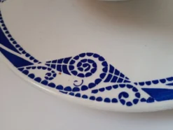 Saucière en porcelaine Moulin des Loups Orchies