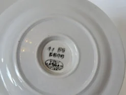 Saucière en porcelaine opaque décor carreaux