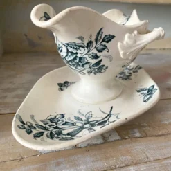 Saucière en terre de fer Badonviller Jasmin