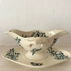 Saucière en terre de fer Badonviller Jasmin