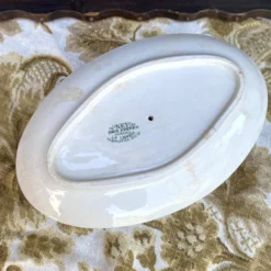 Saucière en terre de fer Boch Frères La Louvière modèle Ney