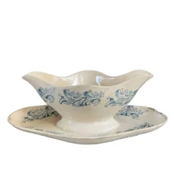 Saucière en terre de fer Longwy modèle Russe - Ref 939