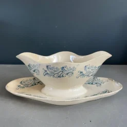 Saucière en terre de fer Longwy modèle Russe - Ref 939