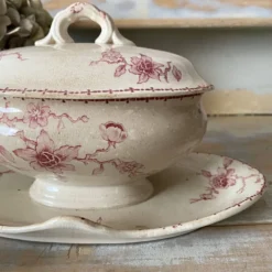 Saucière en terre de fer Lunéville modèle Hollandais