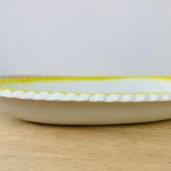 Saucière et deux raviers en faïence vintage