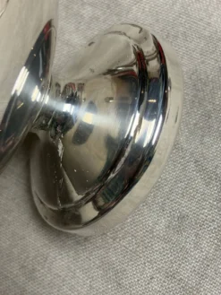 Saucière et sa cuillère en métal argenté