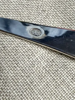 Saucière et sa cuillère en métal argenté