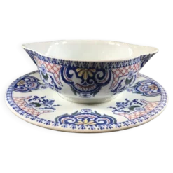 Saucière et son dormant Gien Royal