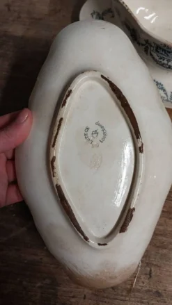 Saucière et soucoupe Longchamp