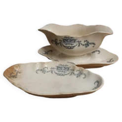 Saucière et soucoupe Longchamp