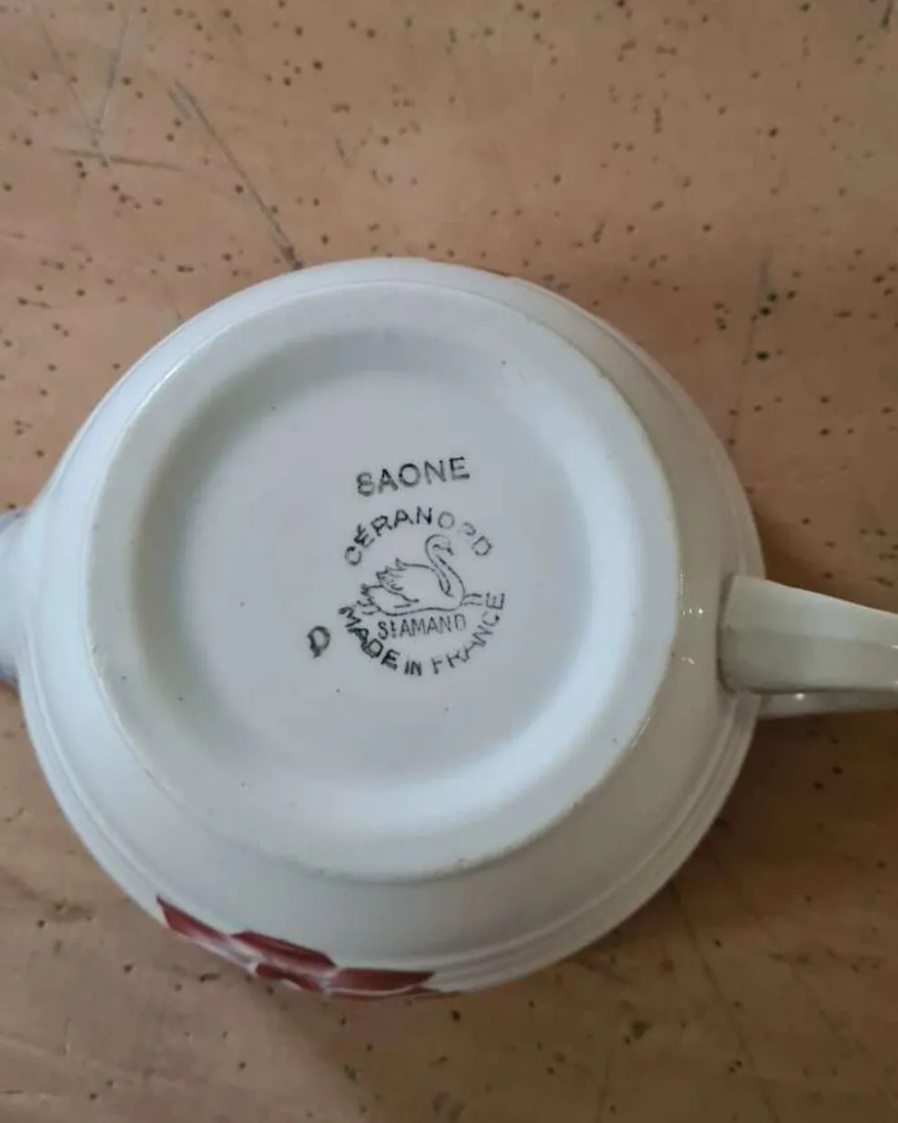 Saucière faïence Saint Amand