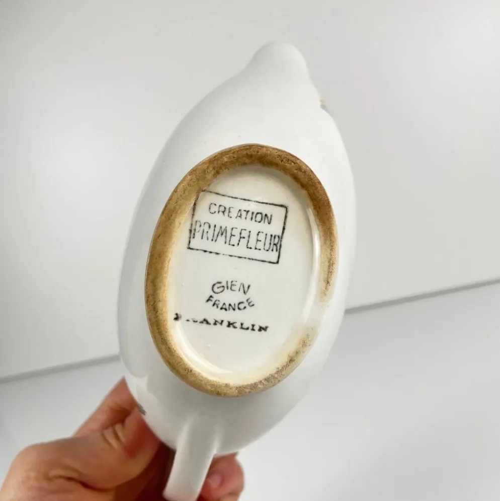 Saucière Gien Création Primefleur, 1960