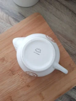 Saucière Gien marron et orange modèle Ladon