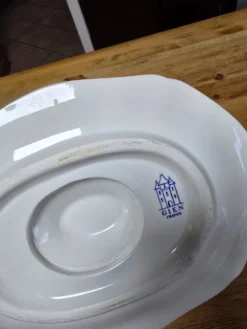 Saucière Gien motifs bleus parfait état