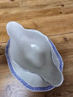 Saucière Gien motifs bleus parfait état