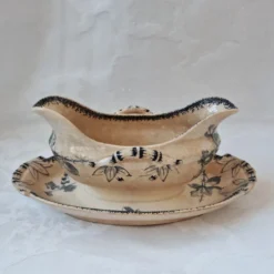 Saucière Groseille de U&Cie Sarreguemines