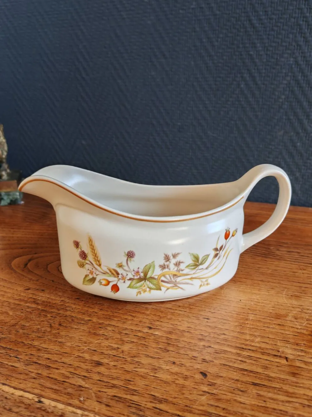 Saucière "Harvest 1418" en porcelaine anglaise