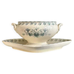 Saucière H.Boulenger à Choisy-le-Roi en terre de fer, service