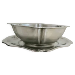 Saucière inox patiné