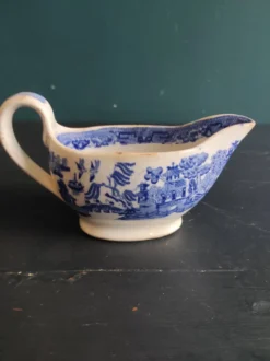 Saucière John Meir & Son, vers 1870, motif Willow