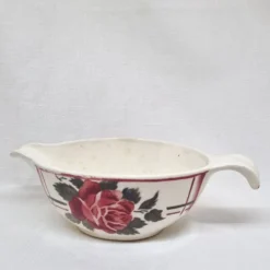 Saucière La Rose de Digoin