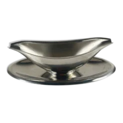 Saucière Letang Remy en inox, XXème s.
