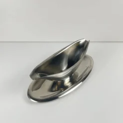 Saucière Letang Remy en inox, XXème s.