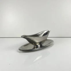 Saucière Letang Remy en inox, XXème s.