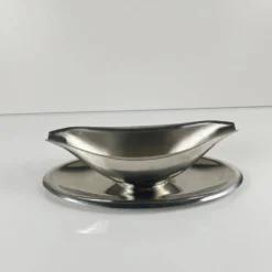 Saucière Letang Remy en inox, XXème s.