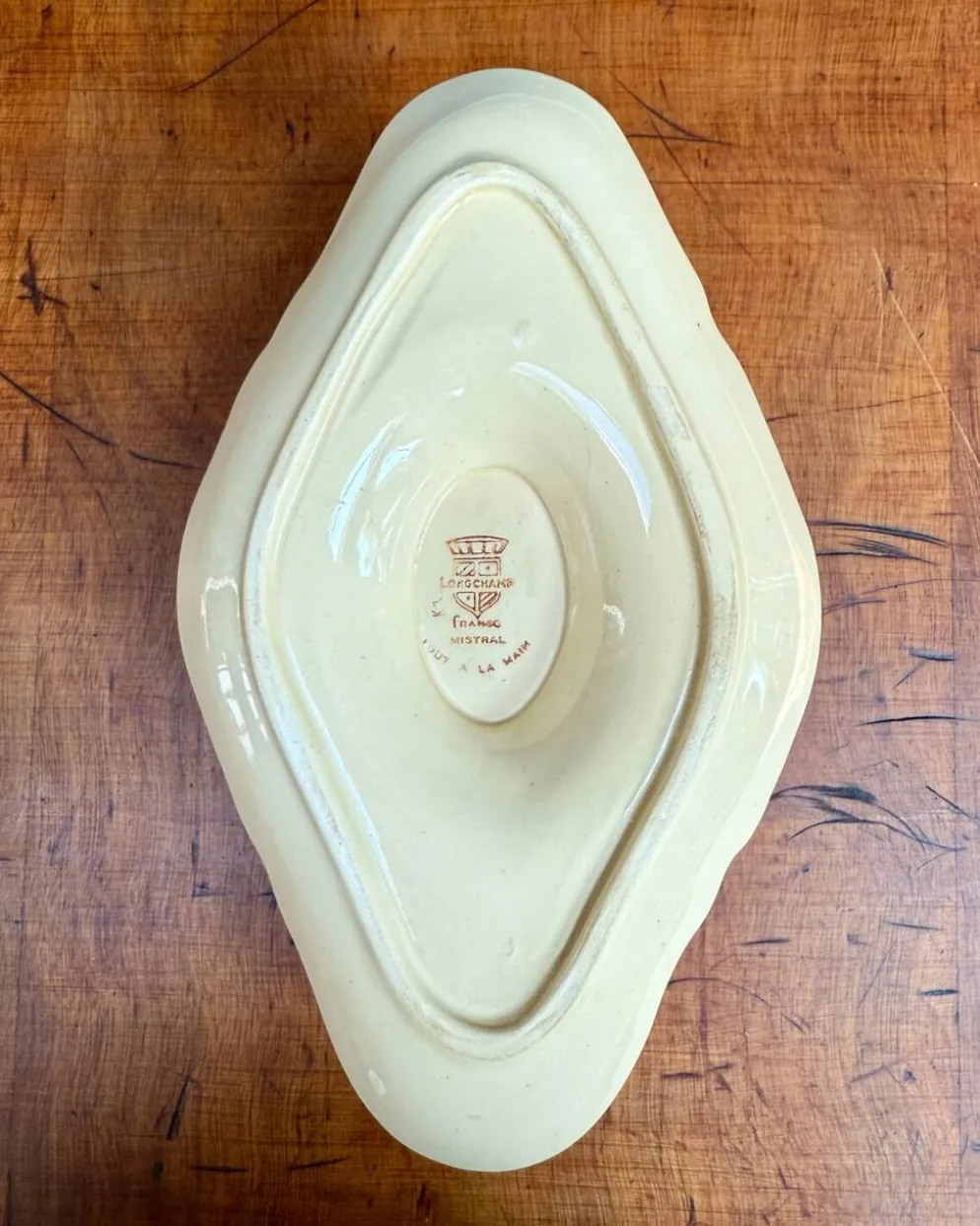 Saucière Longchamp décor Mistral
