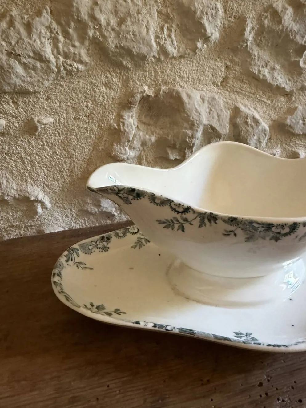 Saucière Longwy modèle Hanoi en terre de fer