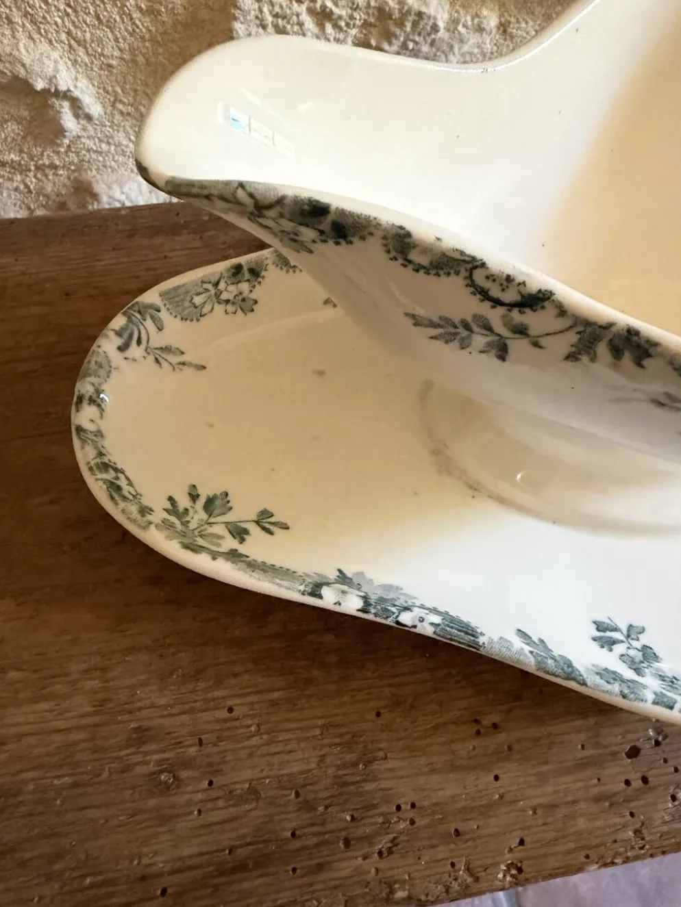 Saucière Longwy modèle Hanoi en terre de fer