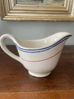 saucière Lunéville K & G "primevère" peinte à la main
