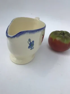 Saucière Mary Lou Digoin Sarreguemines bord bleu