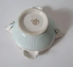 Saucière mint et or modèle séville Moulin des Loups