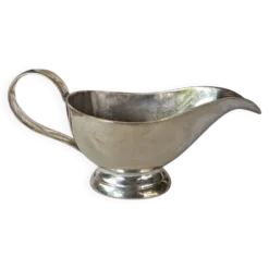 Saucière métal argenté