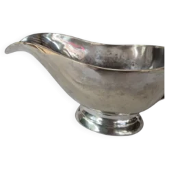 Saucière métal argenté