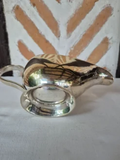 Saucière métal argenté